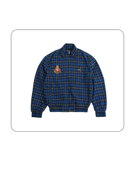 Tartan bomber jacket